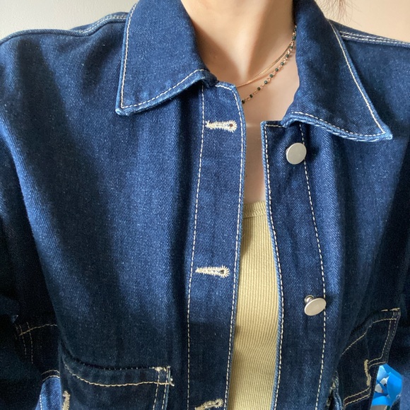 Blue denim jacket - Picture 2 of 4